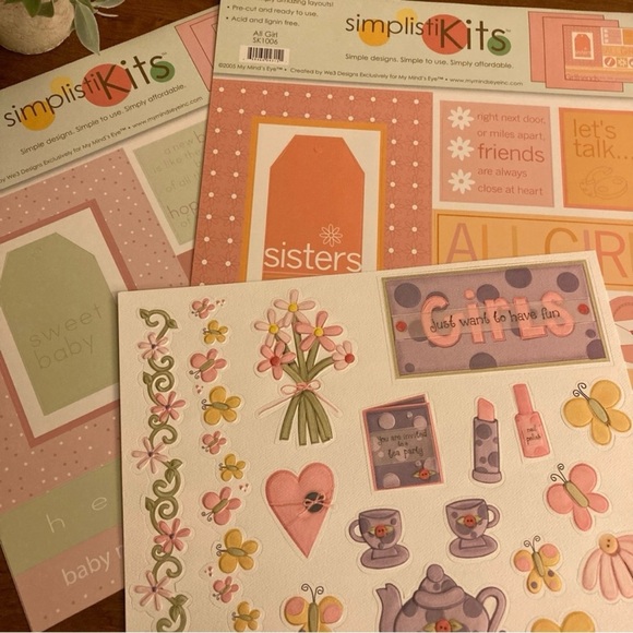 CTMH • Girl Themed Scrapbook Bundle - Picture 3 of 16